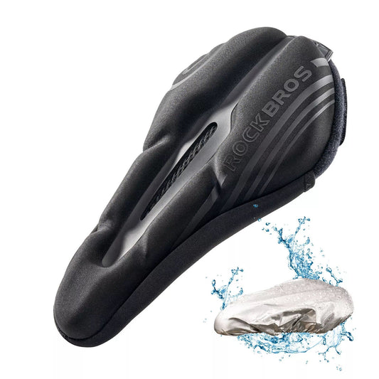 ROCKBROS bicycle saddle cover gel saddle cover with rain cover unisex