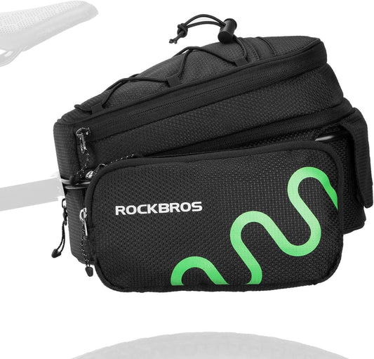 ROCKBROS carrier bag bicycle saddle bag quick release expandable 6/8L