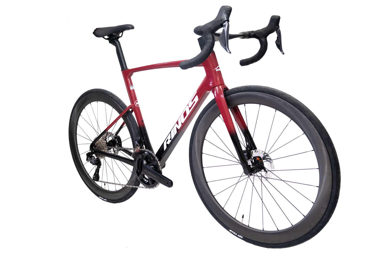 RINOS Carbon Road Bike Odin7.1 Shimano Ultegra Di2 with carbon wheels – 24 speeds