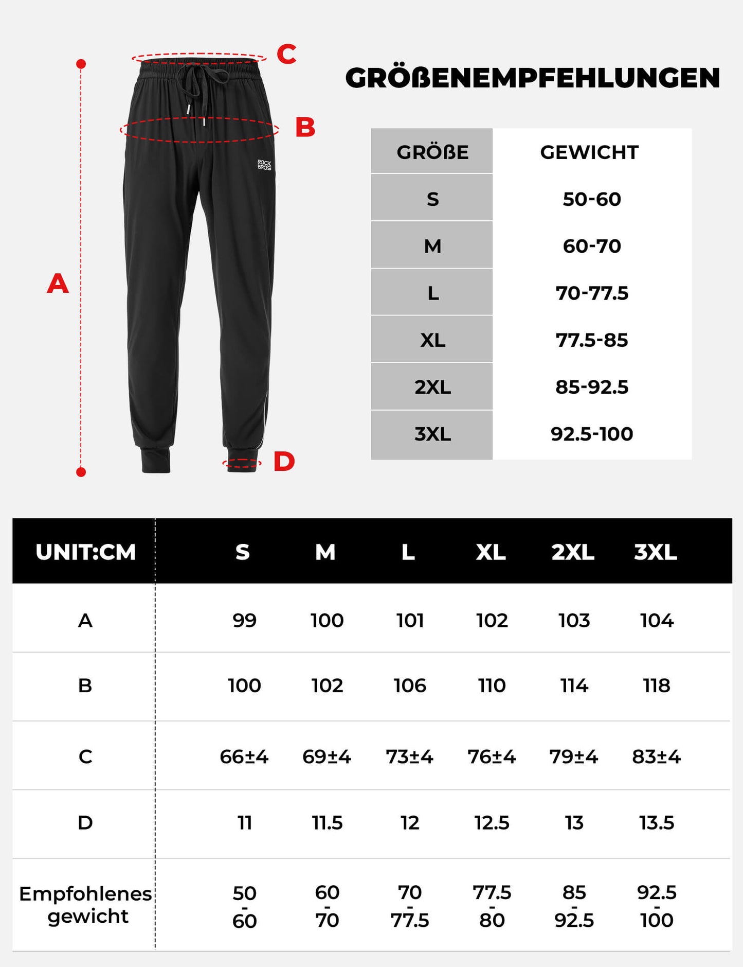 Men's Cycling Trousers Elastic Fit Safety Strips ROCKBROS