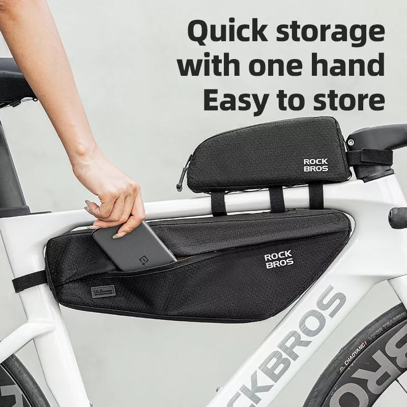 ROCKBROS bicycle bag frame bag removable triangle bag for MTB 2.9L