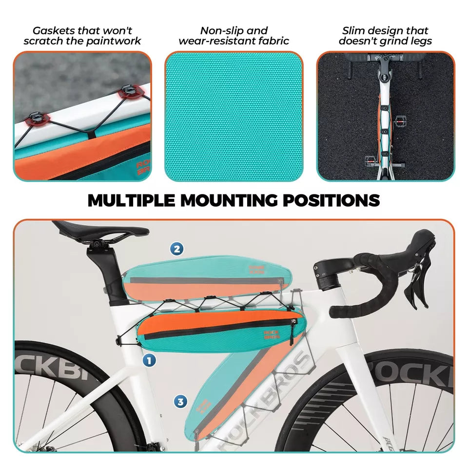 ROCKBROS bicycle bag frame bag down tube