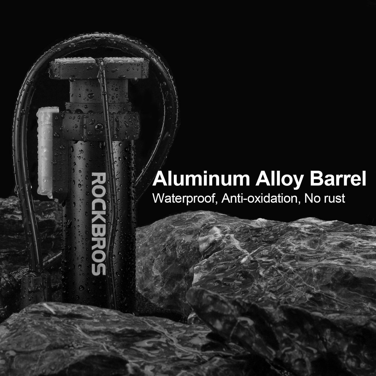 Mini Portable Air Pump Foot Pump for all valves SV/AV ROCKBROS