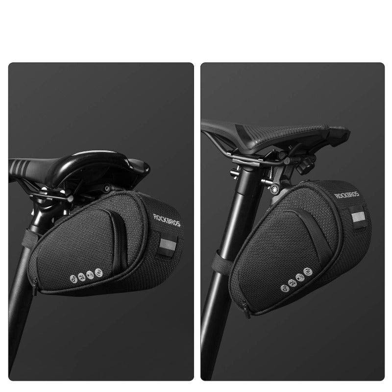 Saddle bag with quick release, 1L, for MTB, road bike, folding bike, ROCKBROS