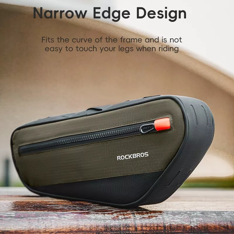 ROCKBROS bicycle frame bag bicycle bag triangle bag tool bag 1.7L
