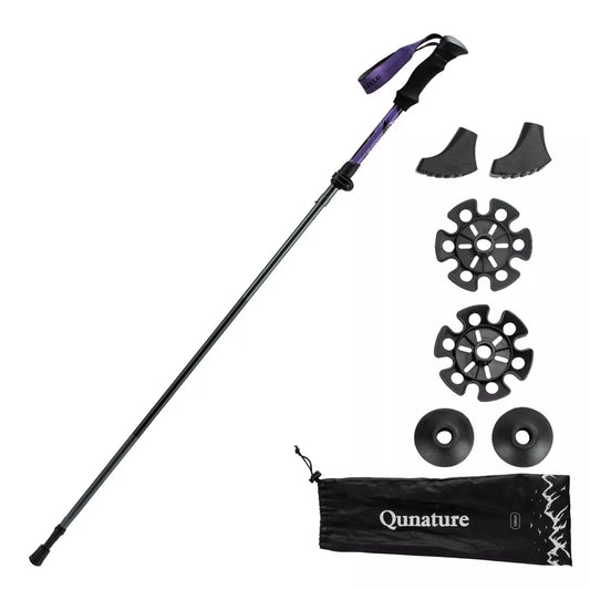 Qunature trekking poles hiking poles 7075 aluminum 130cm