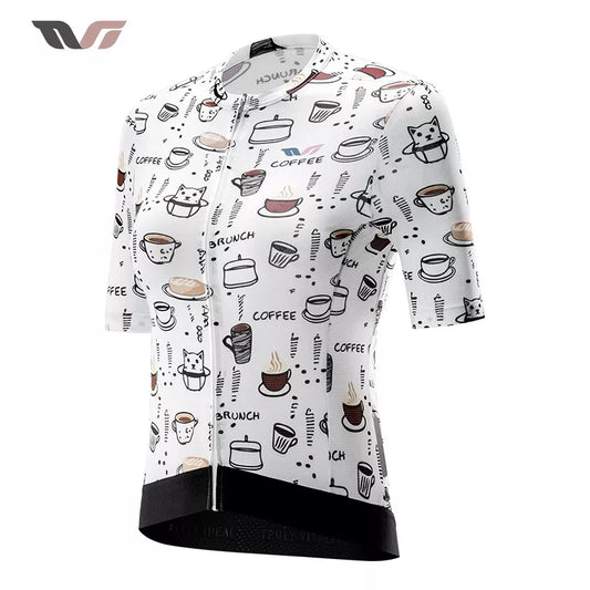 ROCKBROS TVI cycling jersey women's short sleeve breathable cycling jersey with 3 pockets