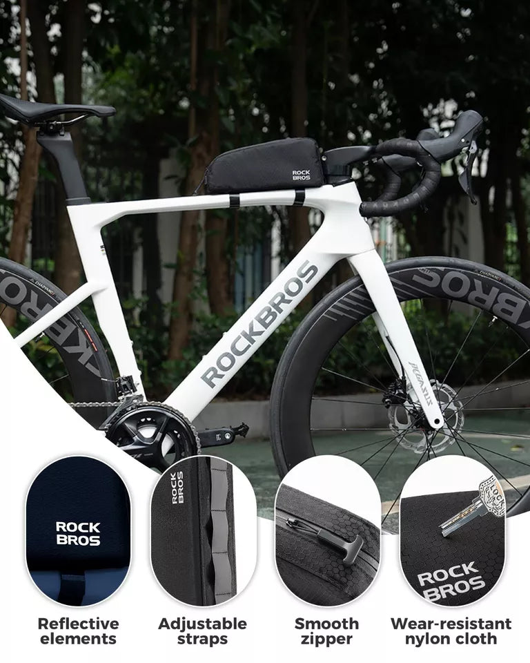 ROCKBROS Bicycle Bag Waterproof Frame Bag Removable Triangle Bag 0.9L