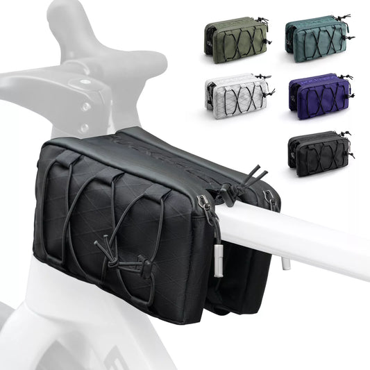 ROCKBROS 1L bicycle double frame bag top tube bag front 5 colors for road bike MTB