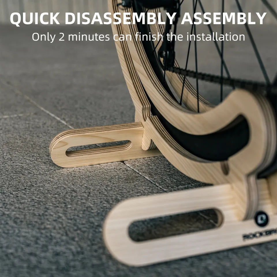 ROCKBROS bicycle stand wooden center stand 30mm for 23C-30C bikes 700C