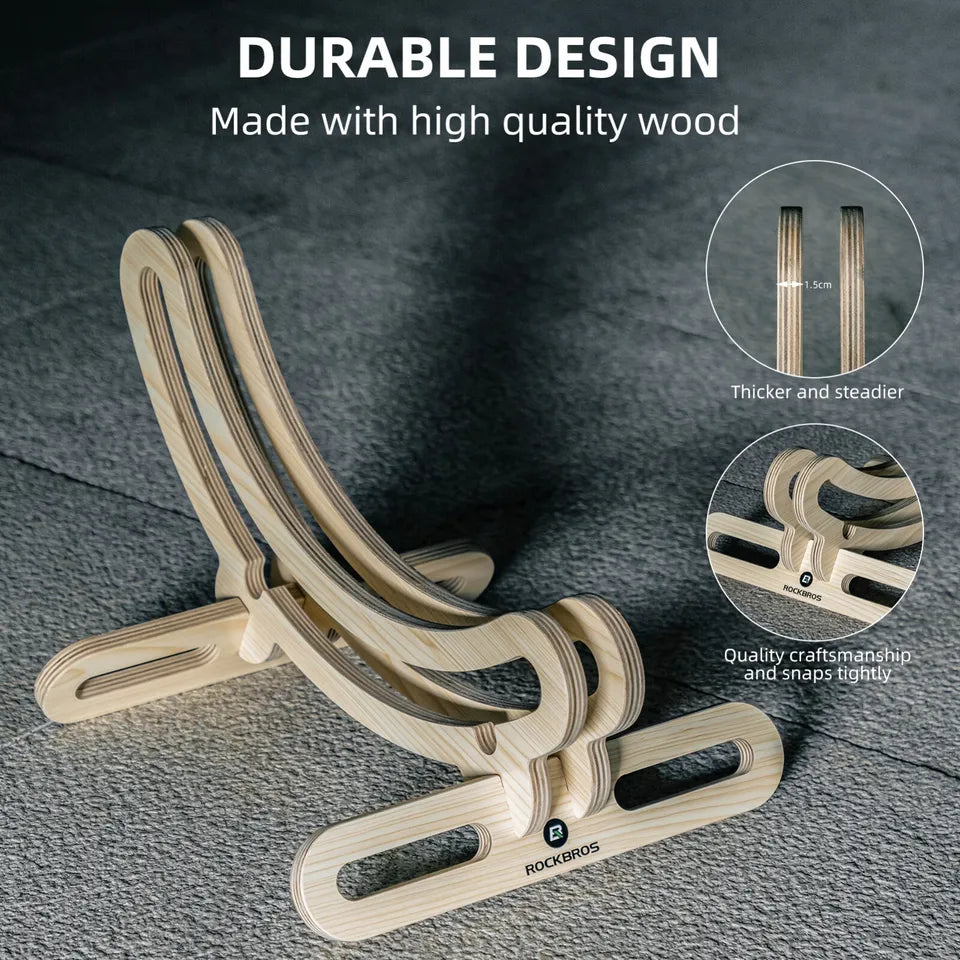 ROCKBROS bicycle stand wooden center stand 30mm for 23C-30C bikes 700C