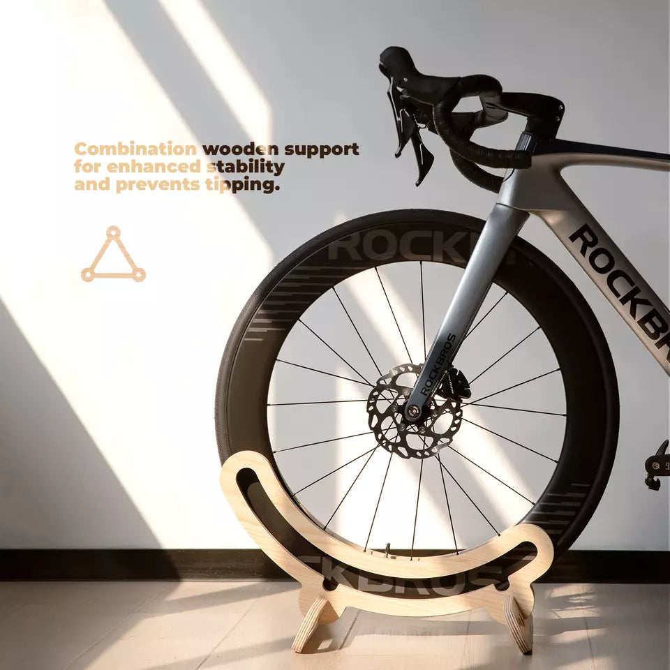 ROCKBROS bicycle stand wooden center stand 30mm for 23C-30C bikes 700C