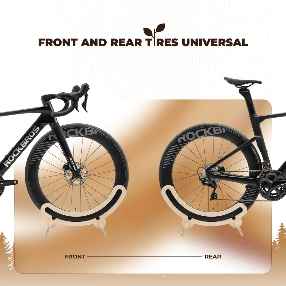 ROCKBROS bicycle stand wooden center stand 30mm for 23C-30C bikes 700C