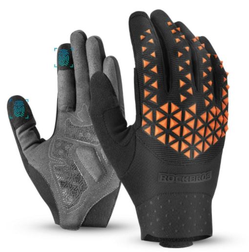 ROCKBROS Mountain Bike Gloves Cycling Gloves Touchscreen SBR M-XXL Unisex