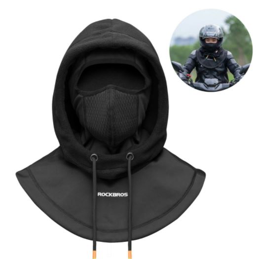 ROCKBROS Ski Mask Thermo Fleece Balaclava Winter Cap Balaclava Under Helmet