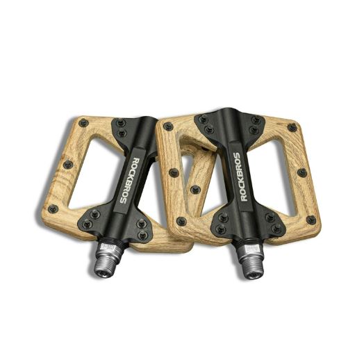 ROCKBROS Bicycle Pedals Nylon 9/16 inch Bicycle Pedals Non Slip Platform Aluminum