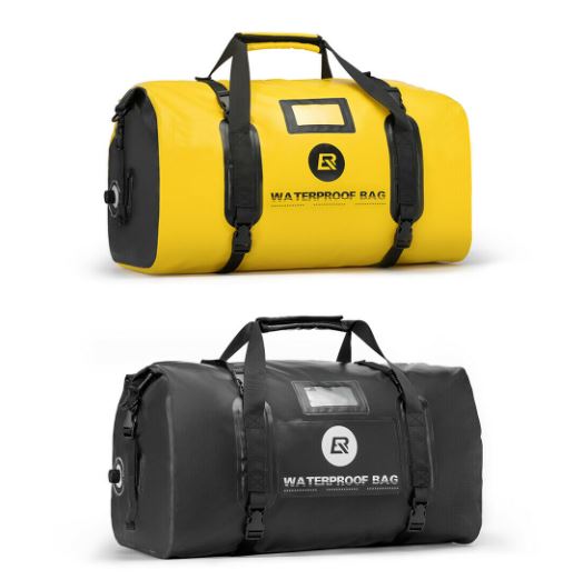 ROCKBROS Multifunctionele Motortas 20L/40L/55L 100% Waterdichte Reistas Achtertas Bagagerol Met Schouderbanden Fietstas Zadeltassen Zwart/Geel ROCKBROS Multifunctionele Motortas 20L/40L/55L 100% Waterdichte Reistas Achtertas Bagagerol Met Schouderbanden Fietstas Zadeltassen Zwart/Geel