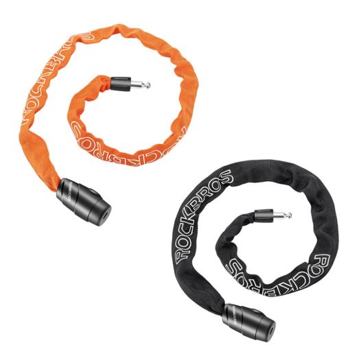 ROCKBROS Bike Lock Cable Lock Combination Lock Chain Lock High Security Level