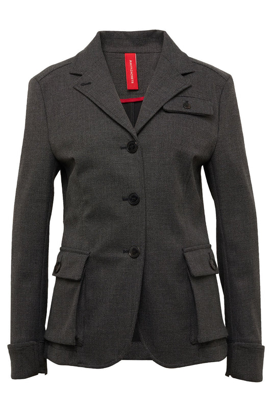 Amity cycling coat Paulina c_change Anthra ladies