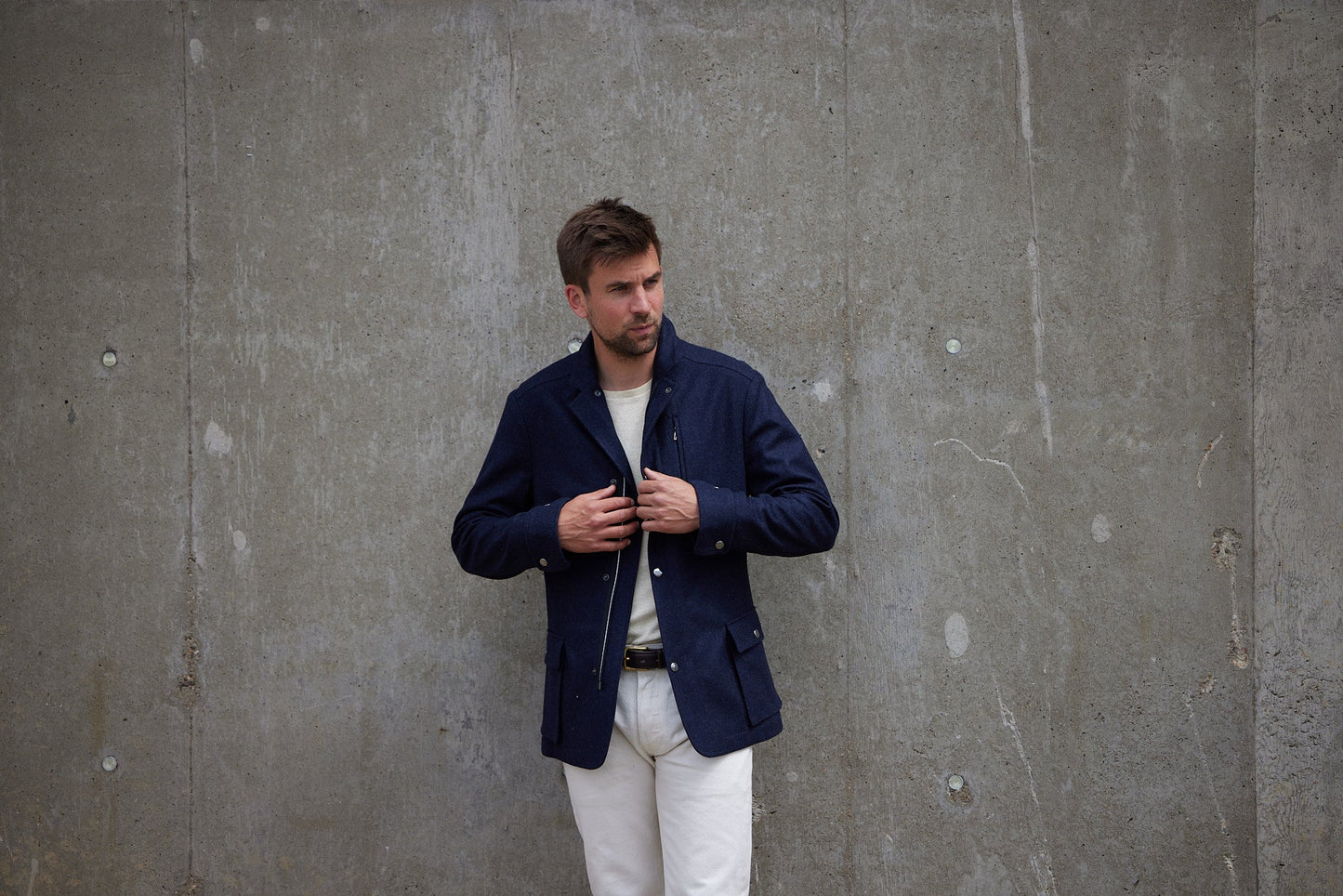 Amity cycling coat Leon Loden men