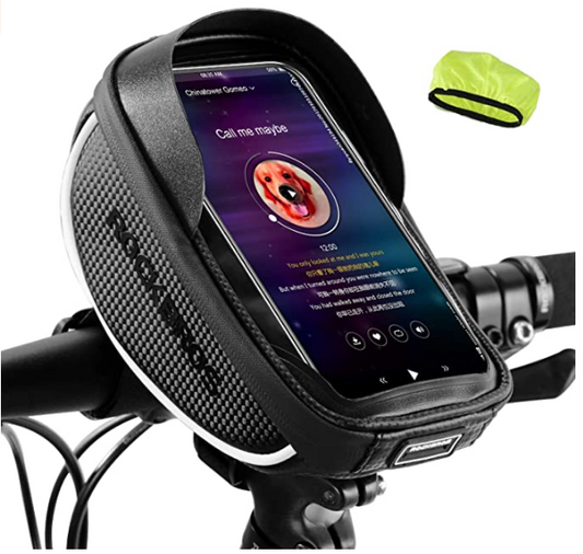 ROCKBROS 010-4BK Bike Handlebar Bag Case for Cell Phone up to 6.0 Inch