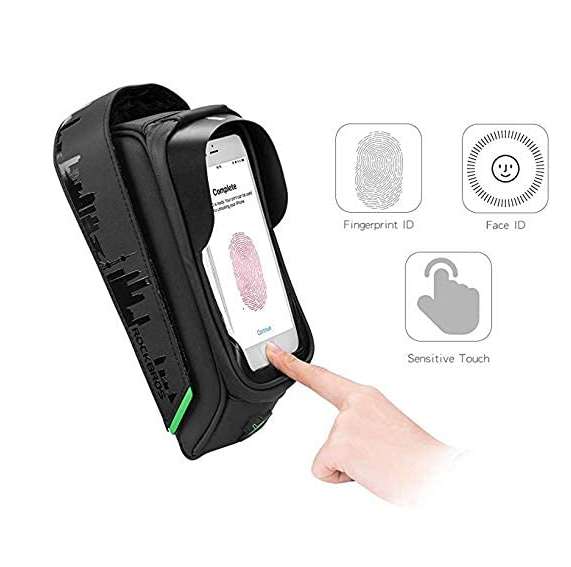 ROCKBROS 029 Bike Frame Bag Waterproof Cell Phone Case Touchscreen for Cell Phones up to 5.8 & 6.0 Inch