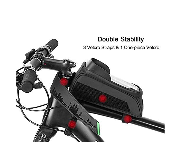 ROCKBROS 029 Bike Frame Bag Waterproof Cell Phone Case Touchscreen for Cell Phones up to 5.8 & 6.0 Inch