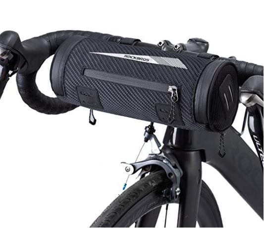 ROCKBROS 041B Handlebar Bag Bicycle Cell Phone Holder approx. 2L Black