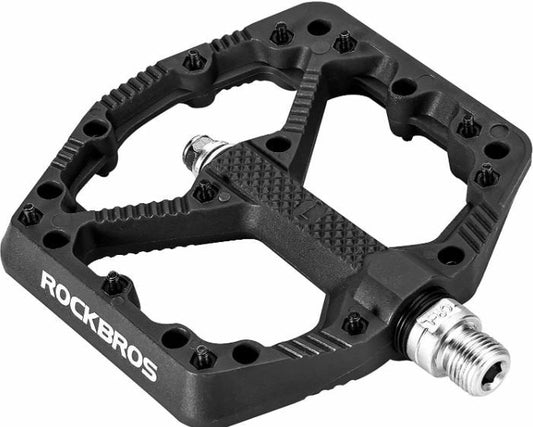 ROCKBROS Bike Pedals Mountain Bike Road Bike Pedals 9/16 inch 3 Sealed Bearing