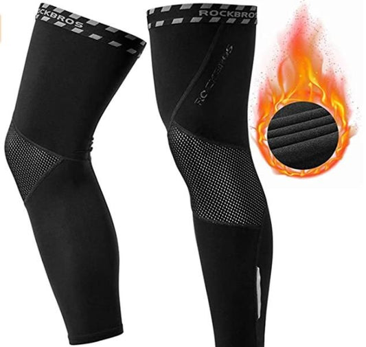 ROCKBROS LKPJ003 Cycling leg warmers knee pads winter S-3XL (1 pair)