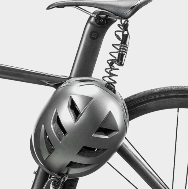 ROCKBROS Mini Bike Lock Cable Helmet Lock Motorcycle Password Lock Black