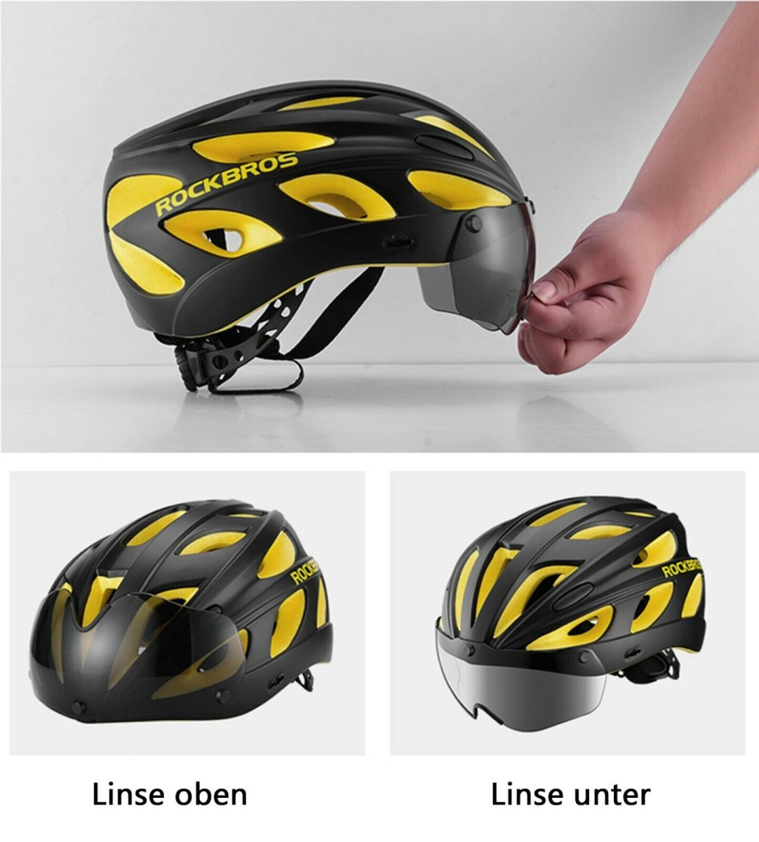 ROCKBROS Road Bike Helmet TT-16 Flex Set