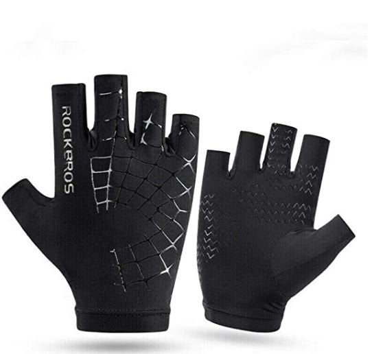 amazon handschuhe fingerlos ROCKBROS S202 Bike Gloves Fingerless Sports Gloves Half Finger – Rinosbike.eu