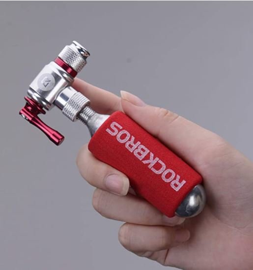ROCKBROS SLAM-CO2 Inflator mini bicycle inflator with insulated sleeve