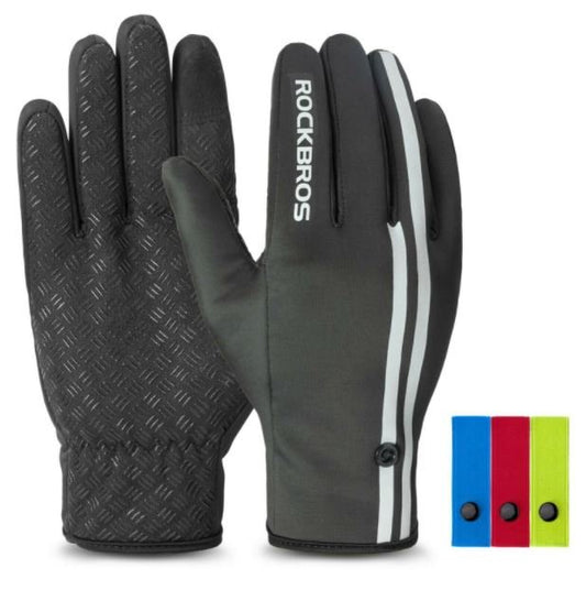 ROCKBROS Full Finger Gloves Cycling Gloves Touchscreen Road Bike
