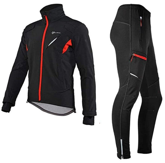 ROCKBROS Winter cycling jacket pants set