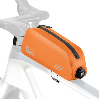 ROCKBROS 0,9L Fahrrad Oberrohrtasche Wasserdicht Drehverschluss