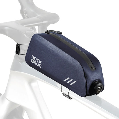 ROCKBROS 0,9L Fahrrad Oberrohrtasche Wasserdicht Drehverschluss