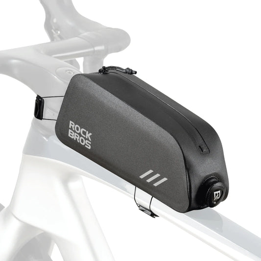 ROCKBROS 0,9L Fahrrad Oberrohrtasche Wasserdicht Drehverschluss