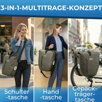 ROCKBROS 15L-20L Fahrrad Gepäckträgertasche 3-in-1