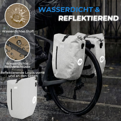 ROCKBROS 15L-20L Fahrrad Gepäckträgertasche 3-in-1