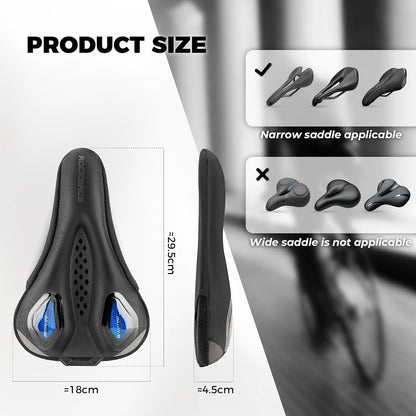 ROCKBROS bicycle saddle cover gel cover for bicycle seat with waterproof saddle covers saddle protection bicycle saddle cover road bike mountain bike saddle covers for men and women