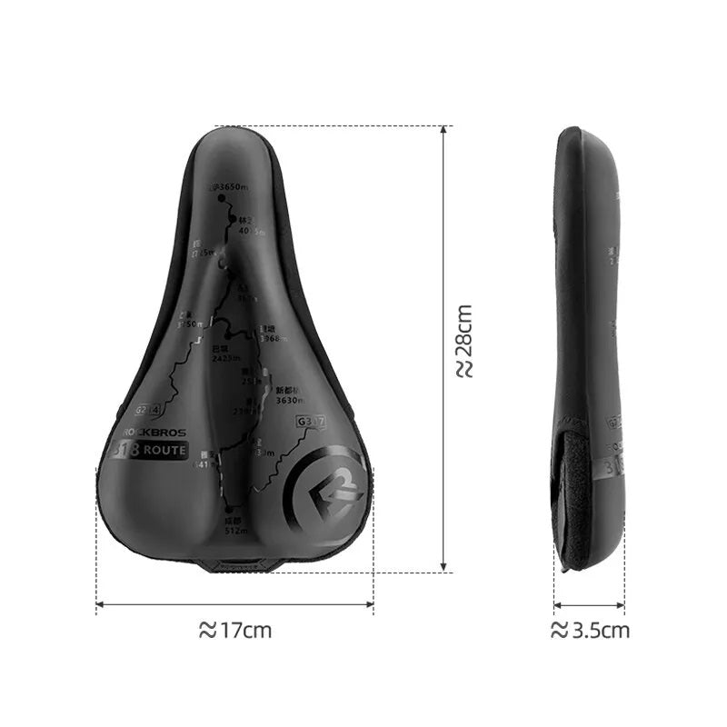 ROCKBROS bicycle saddle cover gel saddle breathable bicycle saddle cover