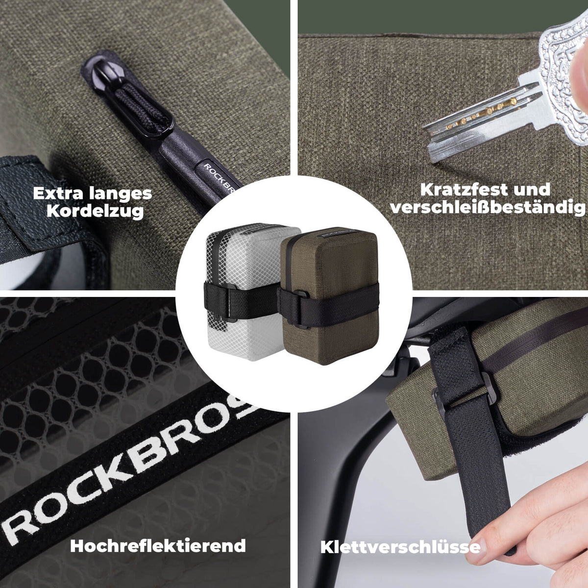 Fahrrad Satteltasche Leicht Kompakt Wasserdicht Rennrad MTB ROCKBROS