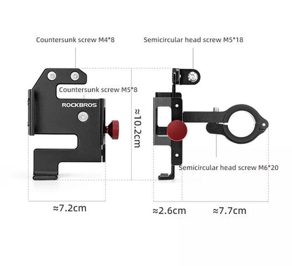 ROCKBROS bicycle mobile phone holder handlebar phone holder for smartphone 4.7-7.09 inches