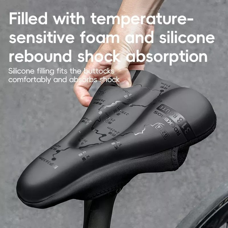 ROCKBROS bicycle saddle cover gel saddle breathable bicycle saddle cover