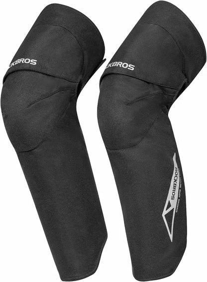 ROCKBROS Beinlinge Knieschutz Winter 1 Paar Knieschoner Fleece Winddicht