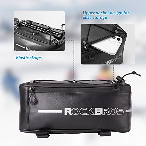 ROCKBROS Fahrrad Gepäckträgertasche Reflektierend 5,2L-8L mit Regenschutz