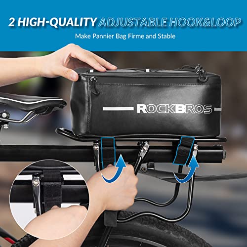 ROCKBROS Fahrrad Gepäckträgertasche Reflektierend 5,2L-8L mit Regenschutz