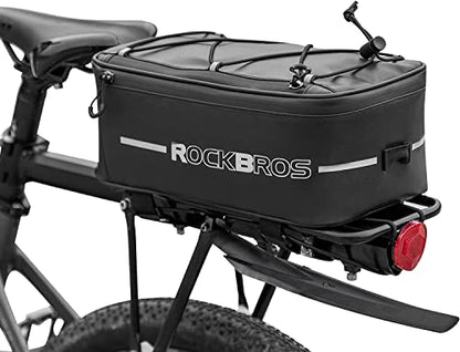ROCKBROS Fahrrad Gepäckträgertasche Reflektierend 5,2L-8L mit Regenschutz